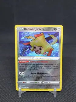 Radiant Jirachi 120/195 Silver Tempest Ultra Rare NM/M Pokemon Card - Image 1