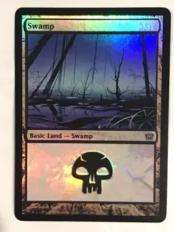 Swamp (340) SP Foil 9th Edition MTG - Image 1