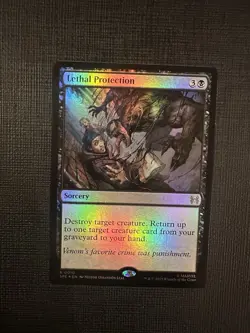 Lethal Protection Marvel's Spider-Man: Eternal-Legal Foil MTG NM - Image 1