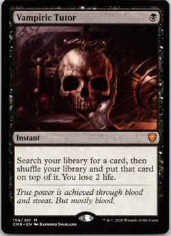 Vampiric Tutor 156 Commander Legends LP MTG - Image 1