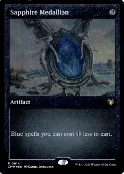 Sapphire Medallion (Foil Etched) R Commander Masters 614 NM - Image 1