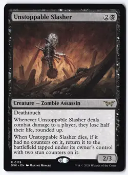 Unstoppable Slasher (0119) R Duskmourn: House of Horror 119 NM - Image 1