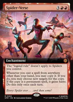 Spider-Verse Extended Art Regular - Marvel'S Spider-Man MTG-NM - Image 1