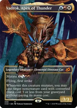 Vadrok, Apex of Thunder Borderless Regular - Ikoria: Lair Of Behemoths MTG-NM - Image 1