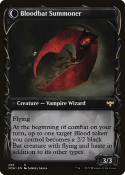 Voldaren Bloodcaster (Showcase) #298 (Foil) (NM) Crimson Vow VOW Magic MTG - Image 2