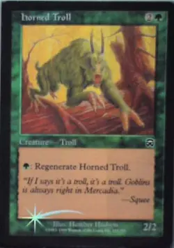 Horned Troll - Mercadian Masques: #251, Magic: The Gathering - Foil Lp R249 - Image 1