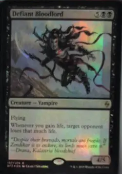 Defiant Bloodlord - Battle for Zendikar: #107, MTG - Foil Lp R249 - Image 1