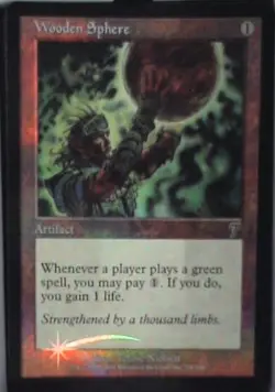 Wooden Sphere - 7th Edition: #324, Magic: The Gathering - Foil Lp R249 - Image 1
