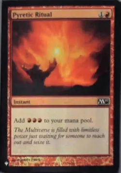 Pyretic Ritual - The List Reprints: #M11-153, MTG - Foil Lp R249 - Image 1