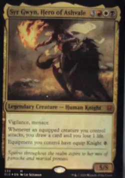 Syr Gwyn, Hero of Ashvale - Throne of Eldraine: #330 - Foil Nm R248 - Image 1