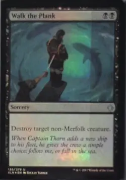 Walk the Plank - Ixalan: #130, Magic: The Gathering - Foil Nm R248 - Image 1