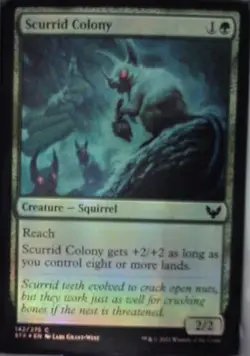 Scurrid Colony - Strixhaven: School of Mages: #142, MTG - Foil Nm R248 - Image 1