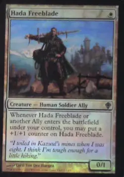 Hada Freeblade - Worldwake: #7, Magic: The Gathering - Foil Nm R247 - Image 1