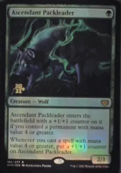 Ascendant Packleader - Innistrad: Crimson Vow: #186, MTG - Foil Nm R247 - Image 1