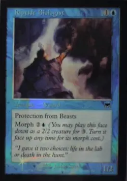 Riptide Biologist - Onslaught: #106, Magic: The Gathering - Foil Nm R247 - Image 1