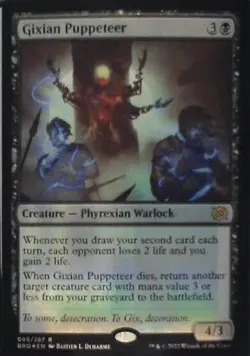 Gixian Puppeteer - The Brothers' War: #99, Magic: The Gathering - Foil Nm R246 - Image 1