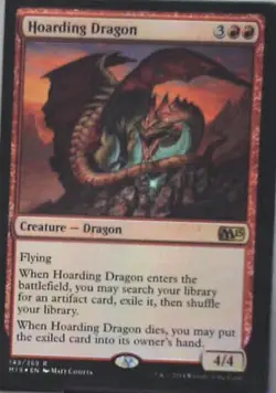 Hoarding Dragon - Magic 2015 (M15): #149, Magic: The Gathering - Foil Nm R246 - Image 1