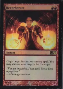 Reverberate - Magic 2011 (M11): #155, Magic: The Gathering - Foil Nm R246 - Image 1