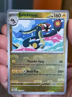 POKEMON EELEKTROSS #032/086 UNCOMMON MASTER BALL BLACK BOLT REVERSE HOLOFOIL NM - Image 1