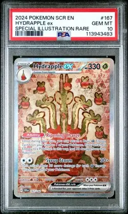 PSA 10 Pokemon Stellar Crown Hydrapple ex Special Illustration Rare #167 - Image 1