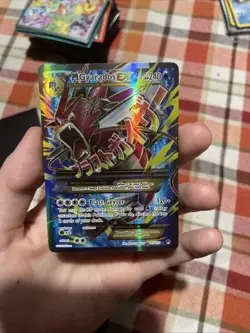 Pokemon Mega Gyarados EX XY Breakpoint Holo Full Art Ultra Rare Card 115/122 - Image 1
