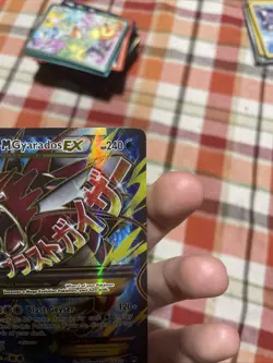 Pokemon Mega Gyarados EX XY Breakpoint Holo Full Art Ultra Rare Card 115/122 - Image 3