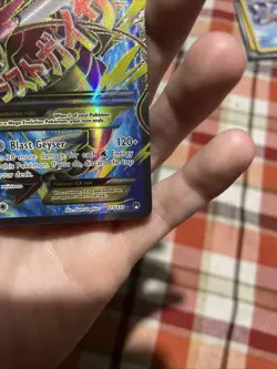 Pokemon Mega Gyarados EX XY Breakpoint Holo Full Art Ultra Rare Card 115/122 - Image 4