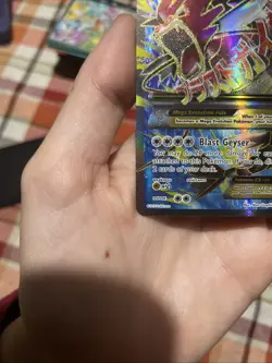 Pokemon Mega Gyarados EX XY Breakpoint Holo Full Art Ultra Rare Card 115/122 - Image 5