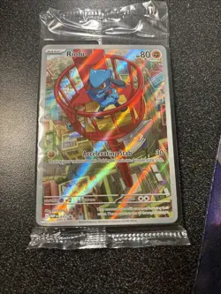 Pokemon TCG Riolu Illustration Rare Black Star Promo Mega Evolutions NM SEALED - Image 1
