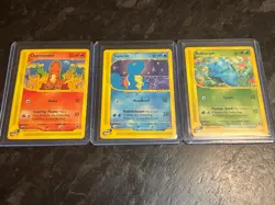 Pokemon TCG Expedition Kanto Starters Lot Bulbasaur Charmander Squirtle Non Holo - Image 2