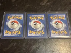 Pokemon TCG Expedition Kanto Starters Lot Bulbasaur Charmander Squirtle Non Holo - Image 3