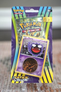 Pokemon TCG XY Fates Collide Blister Booster Pack Gastly Promo New Sealed - Image 1