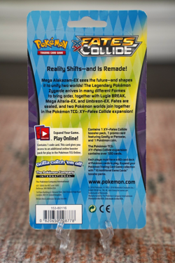 Pokemon TCG XY Fates Collide Blister Booster Pack Gastly Promo New Sealed - Image 2