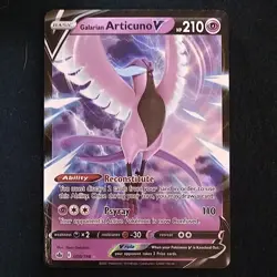 Galarian Articuno & Zapdos V Pokemon Chilling Reign 2 Card Lot - Image 3