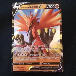 Galarian Articuno & Zapdos V Pokemon Chilling Reign 2 Card Lot - Image 4