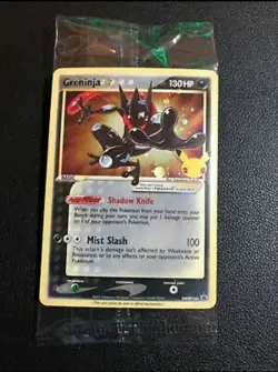 Pokemon Greninja SWSH144 25th Anniversary Black Star Promo Holo 2021 - Image 1