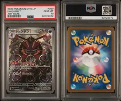 Pokemon TCG: Kingambit 089/078 Sv1s: Scarlet Ex Holo (Japanese) PSA 10 - Image 1