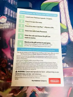 Pokemon Legends ZA trench coat and pants set code-IN HAND! *Messaging & Mailing* - Image 2