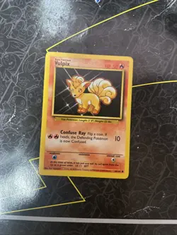 Pokemon WOTC Vulpix 68/102 Base Set UNLIMITED Common D31 - Image 1