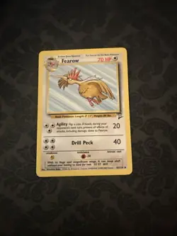 Pokemon TCG Fearow Base Set 2 41/130 Regular Unlimited Uncommon D2 - Image 1