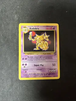 Kadabra 46/130 Pokemon Base Set 2 Unlimited Vintage - Image 1