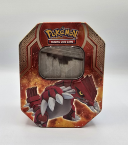Groudon - Legends of Hoenn Collectible Tin - Pokemon 2015 TCG USED - Image 1