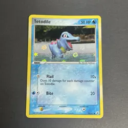 Pokemon TCG EX Hidden Legends 79/101 Totodile Reverse Holo 2004 - Image 1