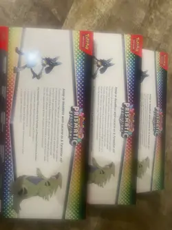 3 BOXES!! Pokemon Lucario Ex Tyranitar Ex Premium Collection Prismatic Evolution - Image 2