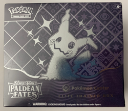 Pokemon TCG Scarlet & Violet Paldean Fates Elite Trainer Box ETB Pokemon Center - Image 1