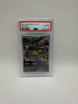 2023 Pokemon SV2a Pikachu Korean Art Rare #173 PSA 10 GEM MINT - Image 1