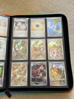 Nearly Complete Pokemon TCG Scarlet Violet SV2 Paldea Evolved In VaultX Binder - Image 4
