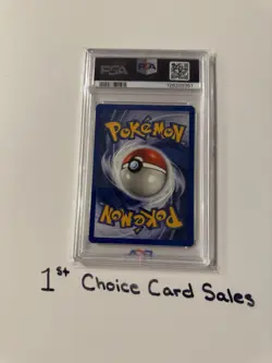 2000 POKEMON PROMO BLACK STAR GAME BOY #10 MEOWTH-HOLO PSA 9 - Image 2