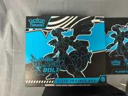 Pokemon TCG: Black Bolt ETB Sleeves Dice Counters and Energy SET W/ BOX ONLY - Image 2