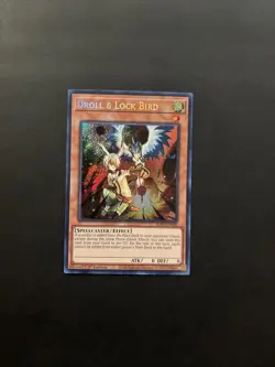 Yu-Gi-Oh TCG #RA02-EN006 Droll & Lock Bird 1st Edition Secret Rare NM - Image 1